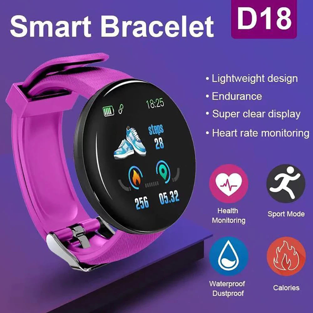 D18 Smartwatch Circular