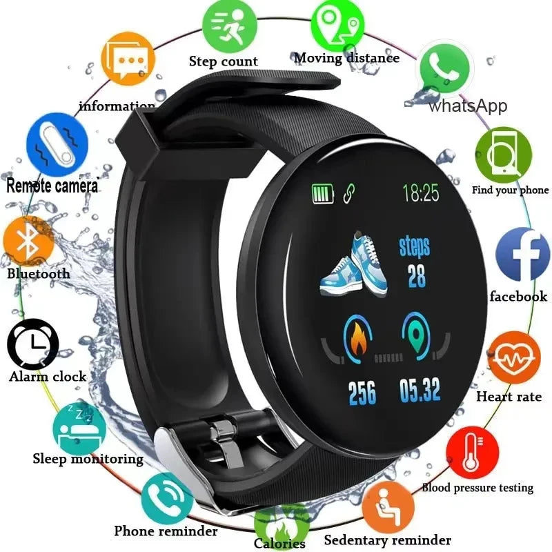 D18 Smartwatch Circular