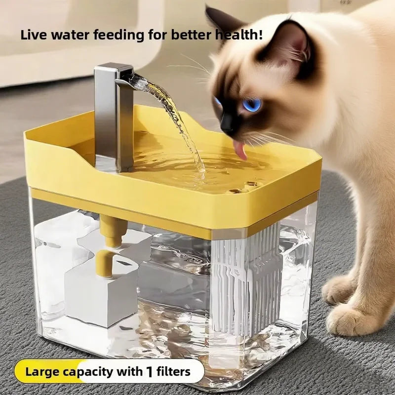 1.5L Cat Fountain Automatic Water Dispenser