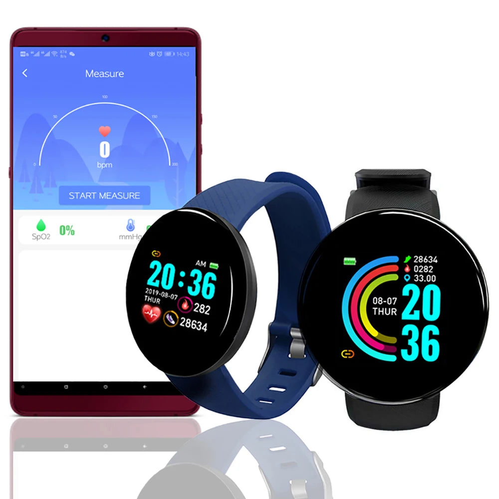 D18 Smartwatch Circular